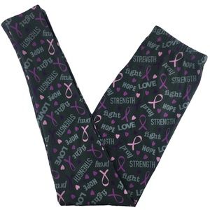 #FIGHT - PURPLE / PINK AWARENESS CUSTOM DESIGN LEG